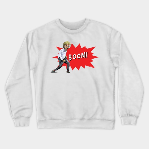 Jurgen Klopp cartoon Crewneck Sweatshirt by RichardFarrell